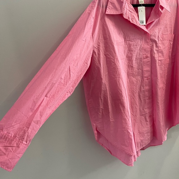NWT- H&M pink shirt - Picture 4 of 7